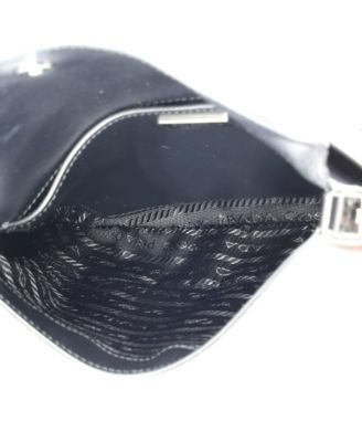 Small Cleo Flap Shoulder Bag Spazzolato Leather