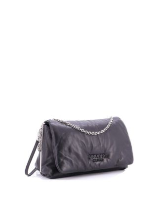 Padded Shoulder Bag Leather