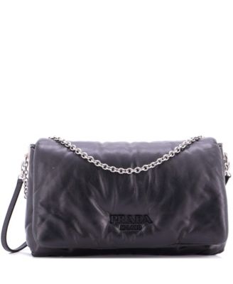 Padded Shoulder Bag Leather