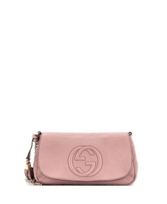 Medium Soho Chain Crossbody Bag Leather