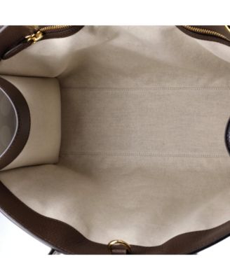 Medium Interlocking G Patch Convertible Tote Printed GG Coated Canvas