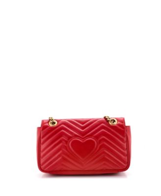 Small GG Marmont Flap Bag Matelasse Leather