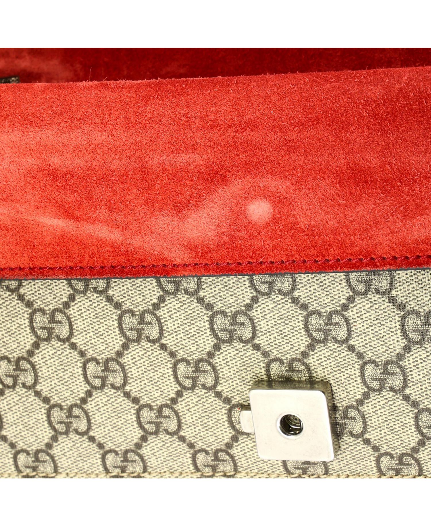 Small Dionysus Bag GG Coated Canvas with Crystal Embellished Metal