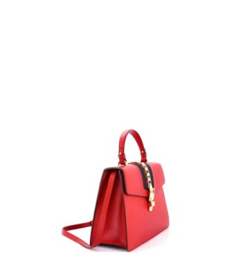 Medium Sylvie Top Handle Bag Leather