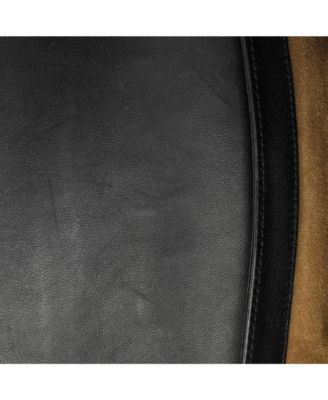 Medium Padlock Saddle Shoulder Bag GG Coated Canvas and Leather