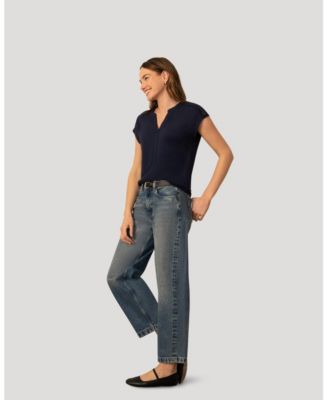 Women's Split Neck Slub Terry Tee