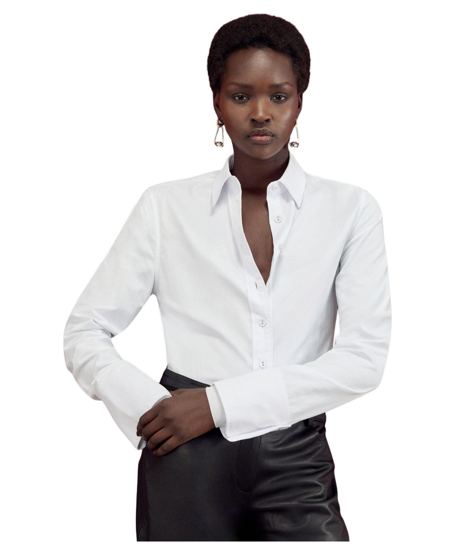 Women's Cotton Woven Buttoned Shirt