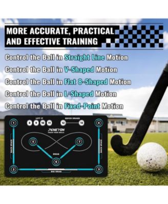 Hockey Training Mat | Indoor/Outdoor Field Hockey Equipment for All Ages,Anti-Slip and Quiet Surface,The for Hockey Training Enthusiasts