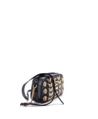 Small GG Marmont Shoulder Bag Embellished Matelasse Leather