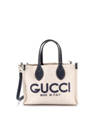 Small Logo Shopper Tote Printed Canvas
