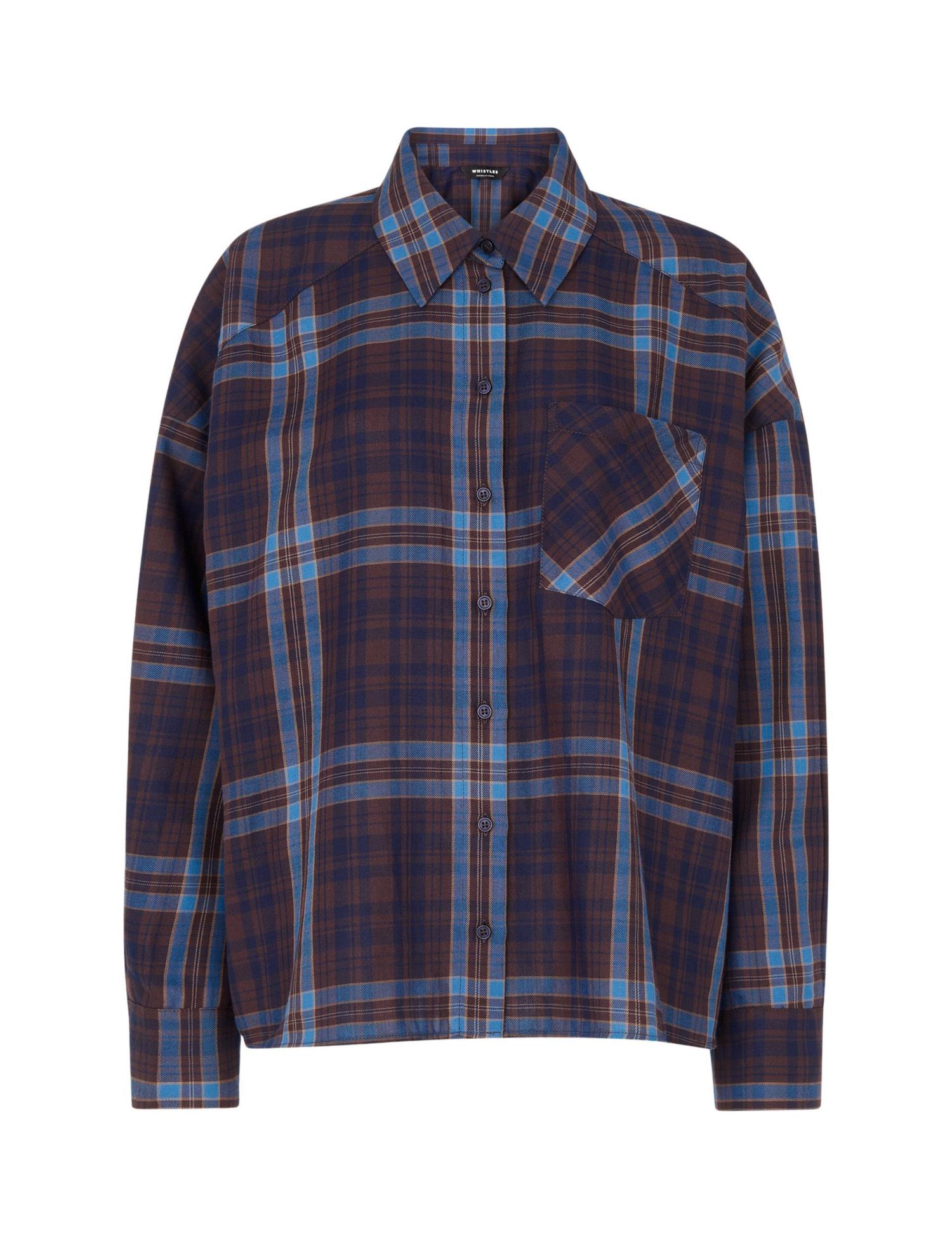 Women's Checked Brushed Cotton Shirt