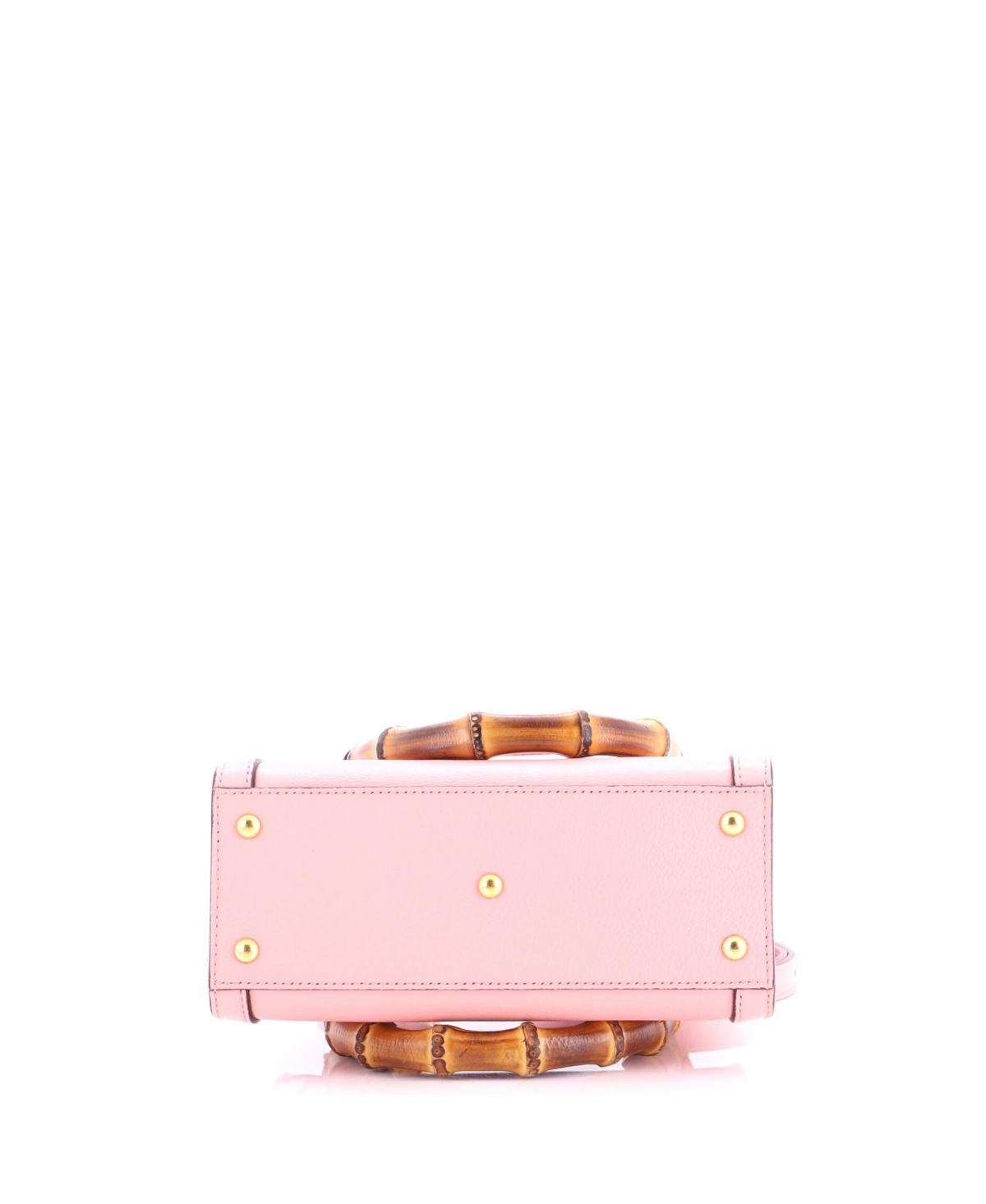 Pre-Owned Gucci Mini Diana Nm Bamboo Handle Tote Leather