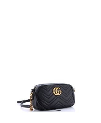 Small GG Marmont Shoulder Bag Matelasse Leather