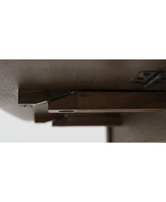 Eastern Tides Coastal Wire-Brushed Wood Three Piece Cross-Back Dining Set