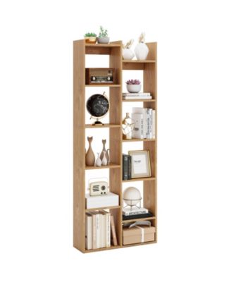 Eleven Tier Modern Book Organizer Bookcase with Anti Tipping