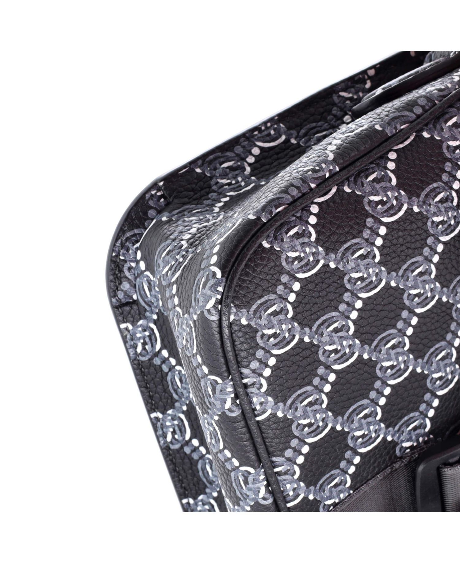 Mini Front Buckle Crossbody Bag GG Shadow Coated Canvas