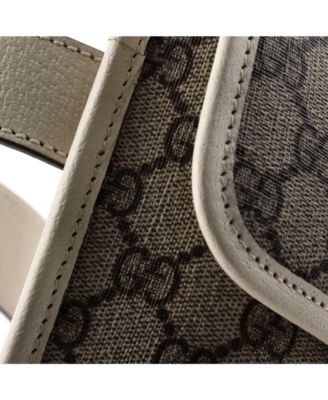 Ophidia Flap Belt Bag GG Coated Canvas with Leather