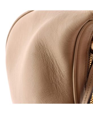 Small Attache Shoulder Bag Leather