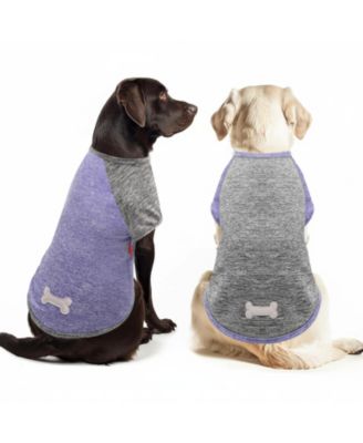 2pack Dog Shirt With Sleeves Lightweight Sun Protection Reflective Breathable Pet Clothes for Summer Outdoor Walking