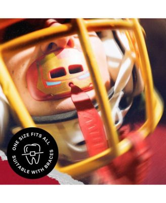 EXTRO Lip Guard Protector Mouthpiece with Detachable Strap for Football, Lacrosse - IRON MAN