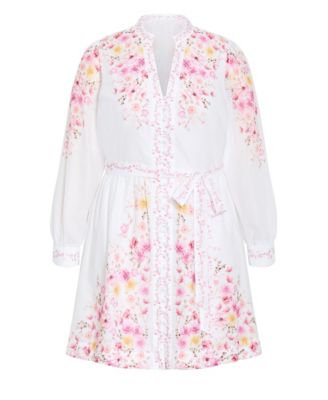 Women's Elia Blue Patrice Print Mini Dress