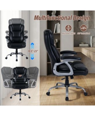 Executive Office Chair with Padded Seat and Armrests