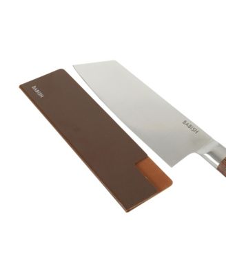 14 Piece Full Tang Forged Dark Pakka Wood Knife Set with High Carbon German Steel and Protective Sheaths.