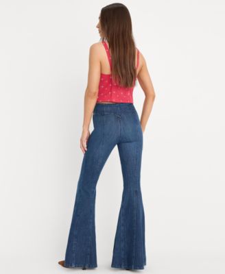 Women's Dolly Joleans High-Rise Flared-Leg Jeans