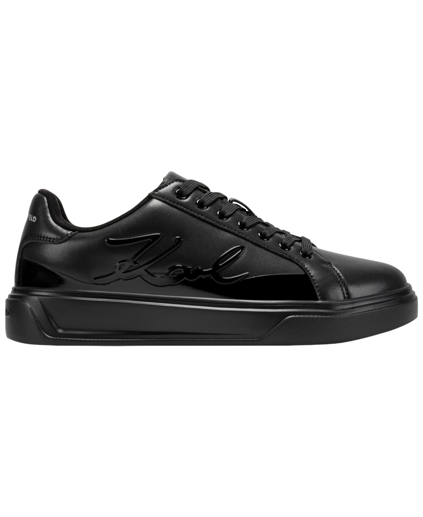 Мужские кроссовки KARL LAGERFELD PARIS I Density Logo Lace-Up, цвет: Чёрный — фото 2