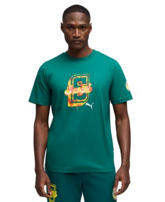 Men's Regular and Big & Tall Senegal Football Culture Short-Sleeve T-Shirt