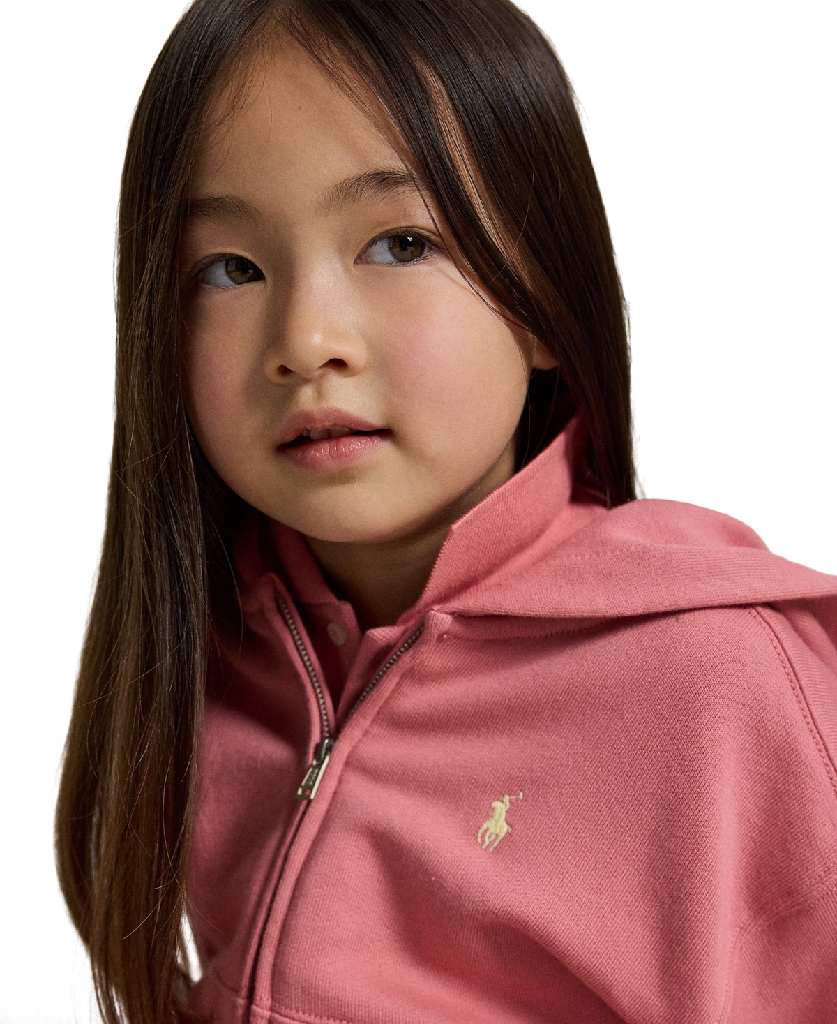 Polo Ralph Lauren Girls' 2T-6X Terry Full-Zip Hoodie