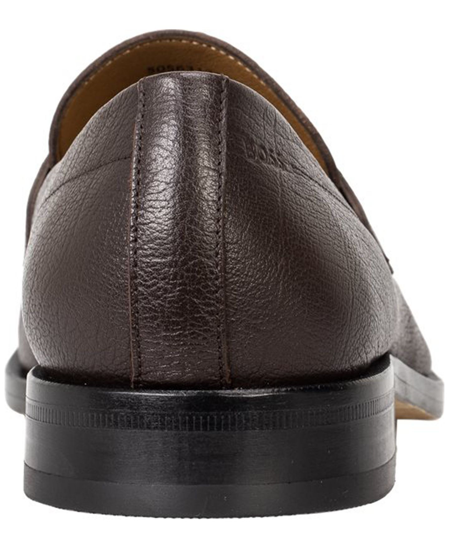 Мужские туфли Hugo Boss Slip-On Tayil, цвет: Тёмный коричневый — фото 2