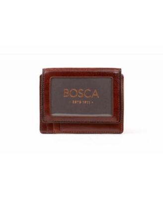 Men's Old Leather Front Pocket ID Wallet