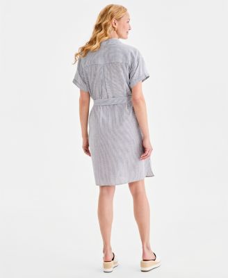sachin and babi light blue dress Cotton Red Puff Sleeve Mini Dress - All Dresses main image 1