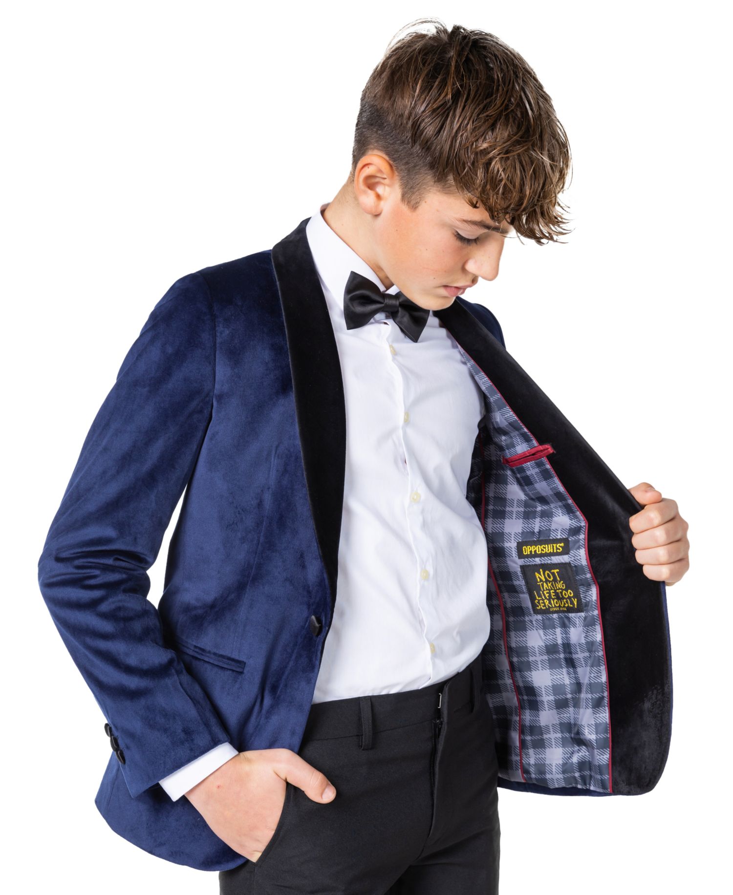Boys' 10-16 Notched Collar Jacket