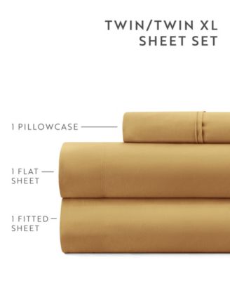 Style Simplified 4-Pc. Sheet Set, California King
