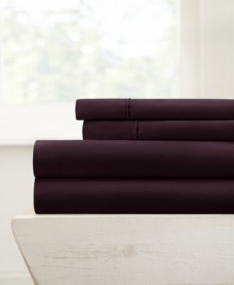 Style Simplified 4-Pc. Sheet Set, California King