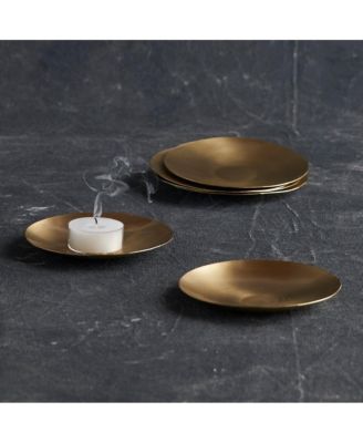 Artisan Brass Plates Extra Small - Set of 6