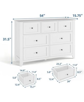  Drawer Modern Dresser Deep Drawers for Bedroom