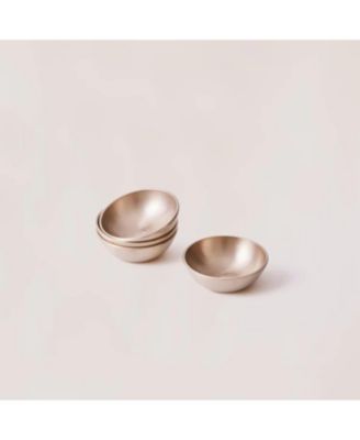 Fleck, Bronze Kansa Dip Bowl, 1.5" - Set of 4