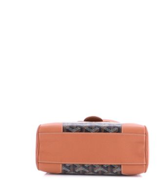 Mini Saigon Top Handle Bag Coated Canvas with Leather