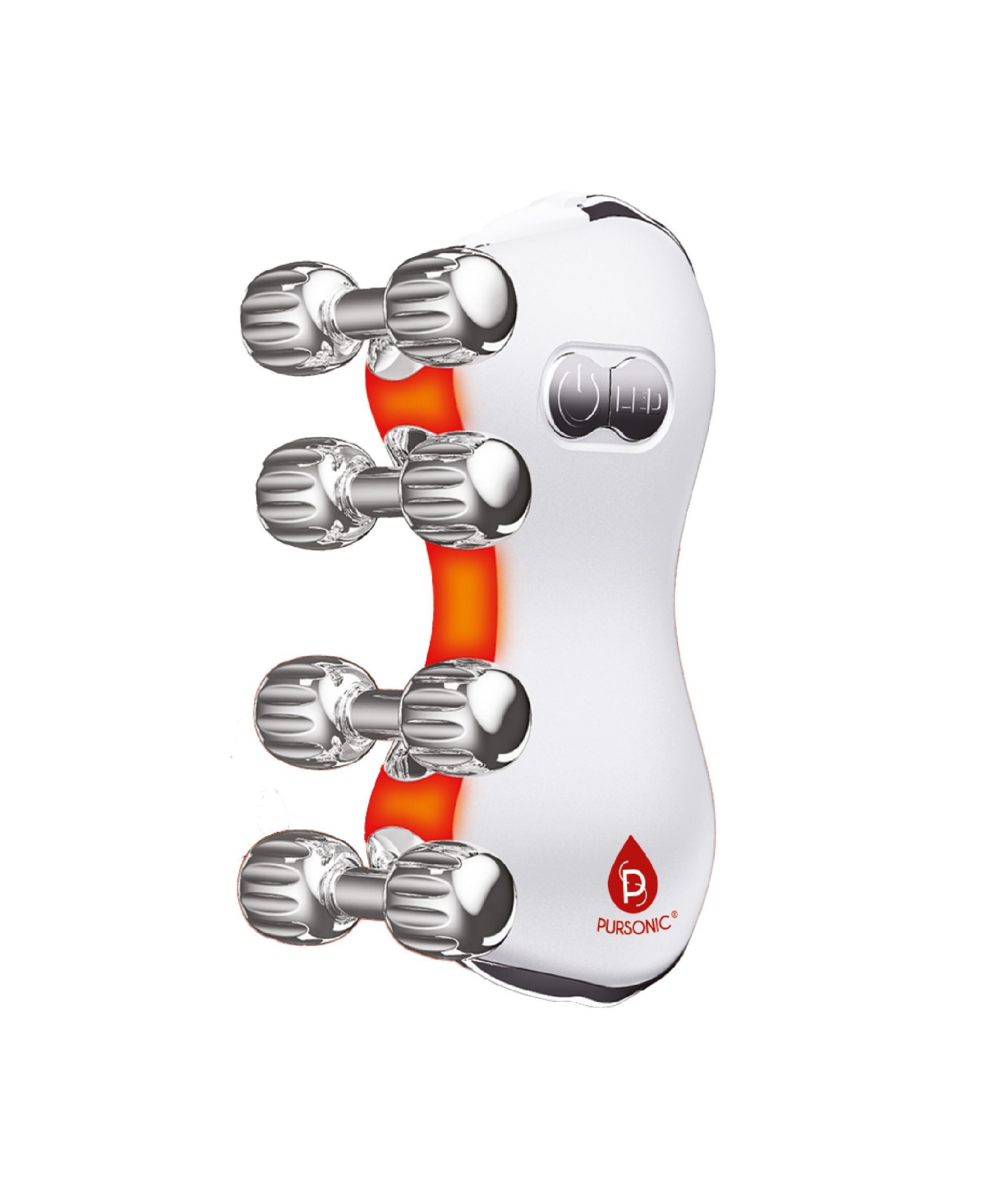 Samsonic Trading LLTMR8 5 In 1 Pursonic LED Light Therapy Skin Roller Massager