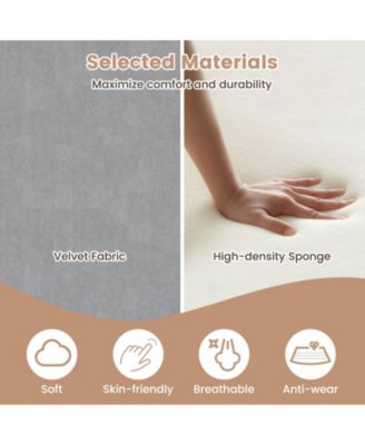 Upholstered Entryway Bench with Padded Seat for Bedroom