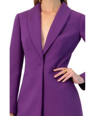 Women's Shwal Collar Single-Breasted Blazer