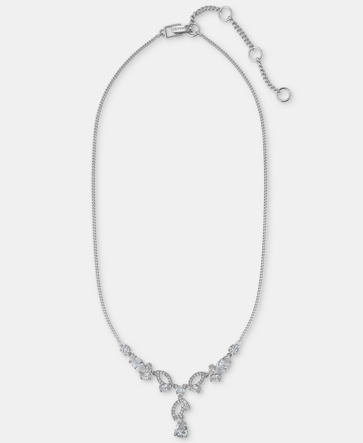 Cubic Zirconia Lariat Necklace