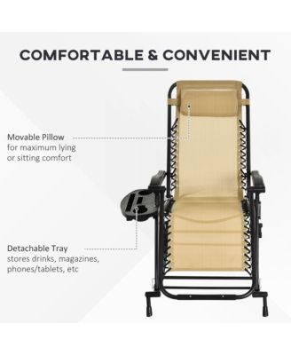 Rocking Zero Gravity Lounge Chair, Folding,