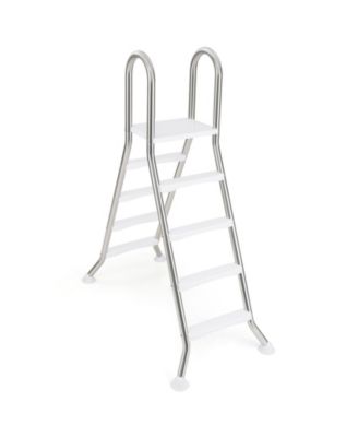 75.6" A-Frame Above Ground Pool Ladder for Pools up to 55