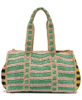 Silver-Tone Hardware Large Nessa Tote Handbag