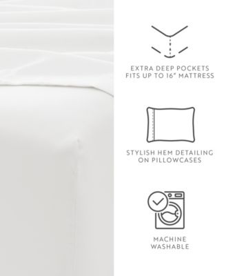 Style Simplified 3-Pc. Sheet Set, Twin XL