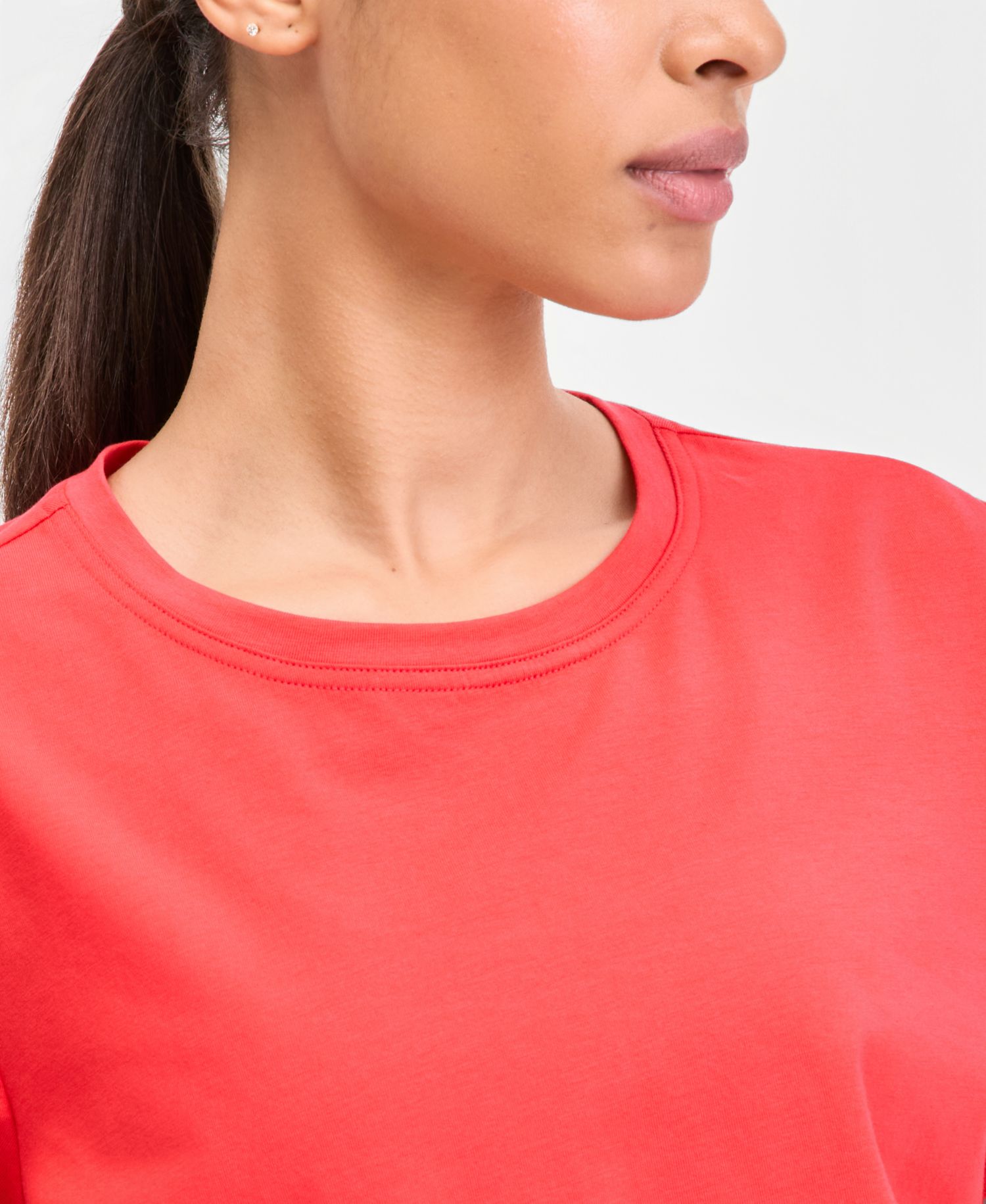 Plus Size Essential Cotton Short-Sleeve T-Shirt